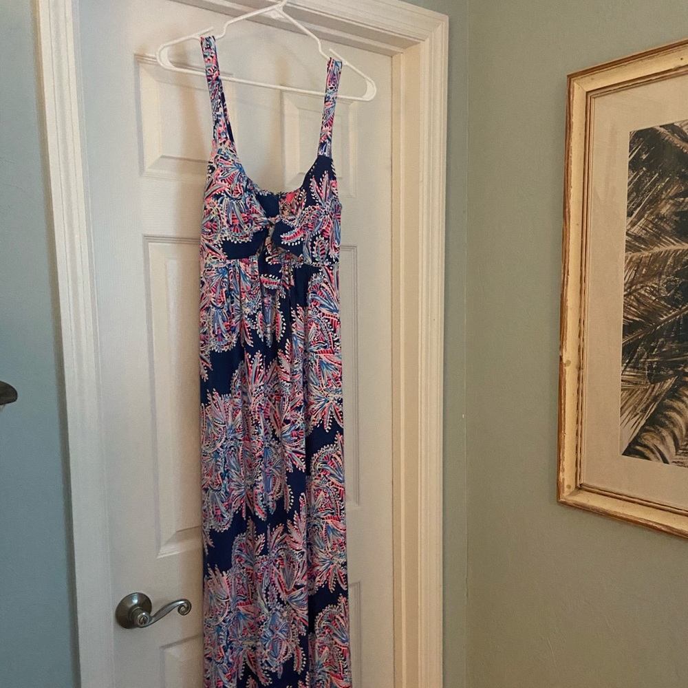 Lilly Pulitzer Maui maxi dress worn 2x, size 6